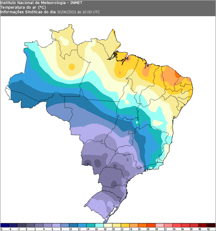Mapa de Temperatura