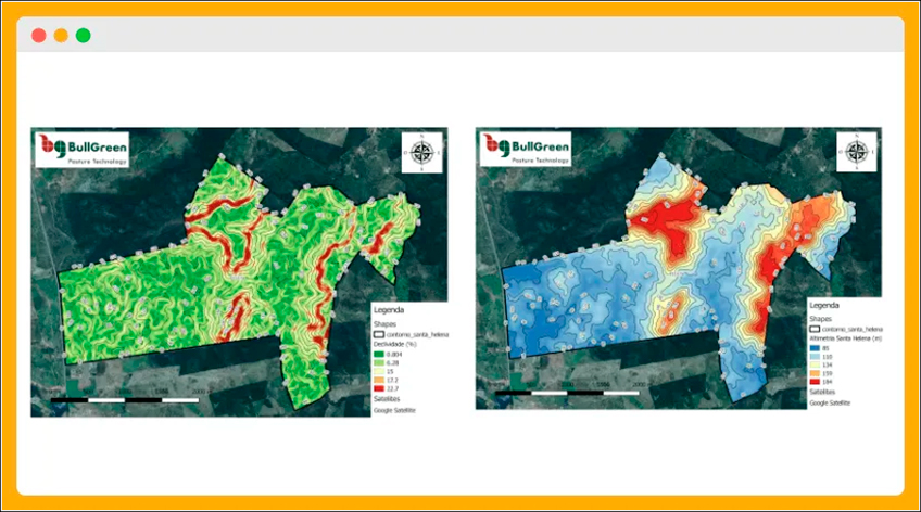 Mapa de Altimetria