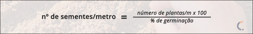 Cálculo da Semeadura
