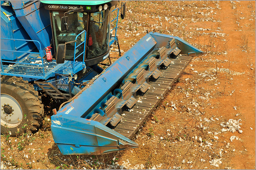 Sistema Stripper de Colheita de Algodão